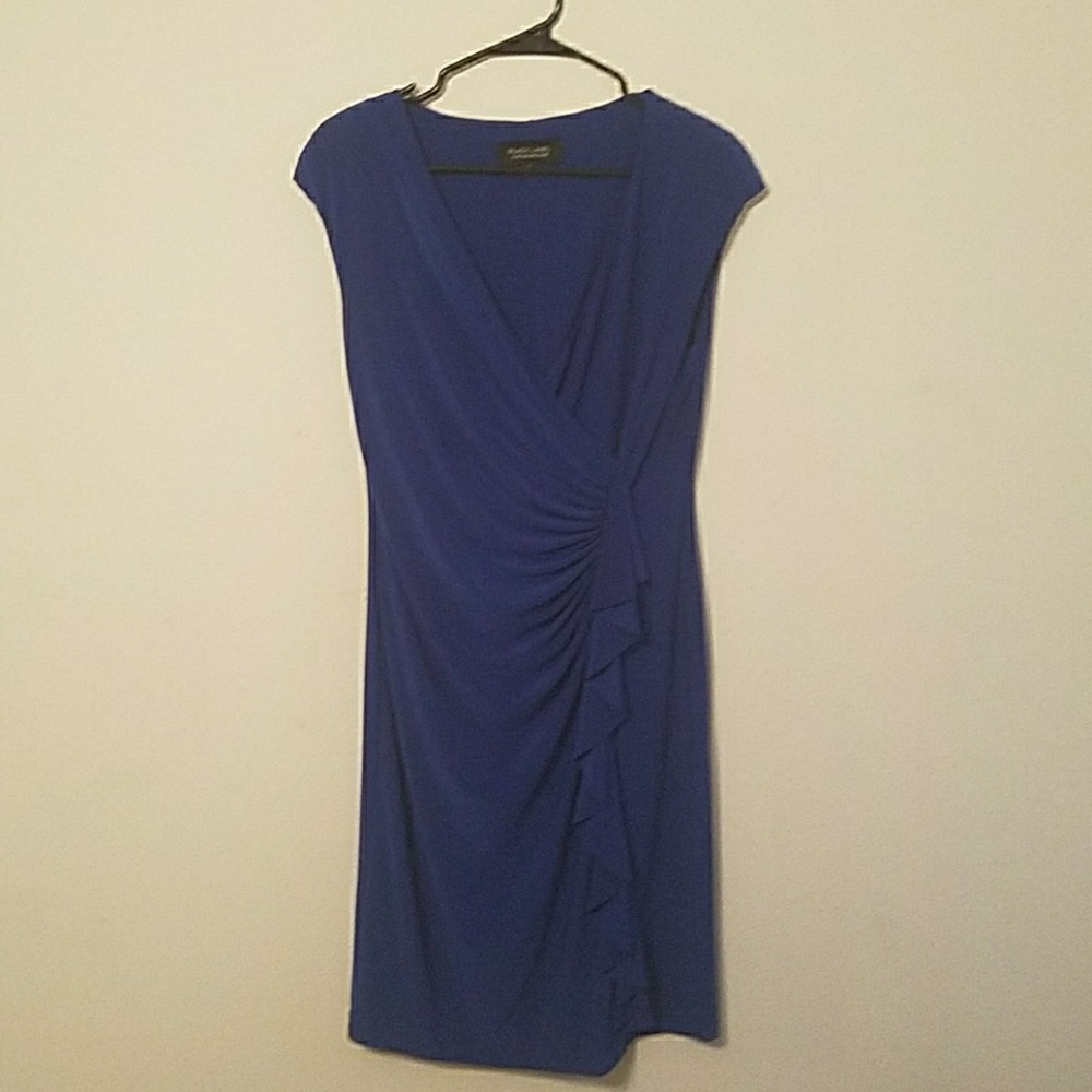 Evan-Picone royal blue dress